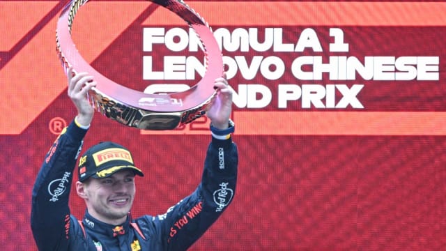 F1中国大奖赛：维斯塔潘拿下第四个分站冠军