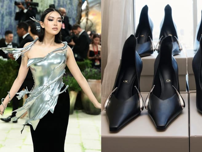 Singaporean designer Grace Ling makes Met Gala debut with custom Charles & Keith heels and 3D-printed piece