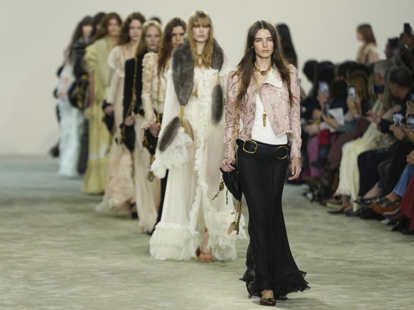 Chloe collection goes with the flow as designer Chemena Kamali flaunts the blouse at Paris Fashion Week