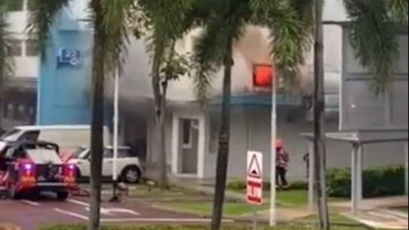 SCDF extinguishes fire at restaurant at Boon Keng HDB block. Same premises hit by blaze in 2018