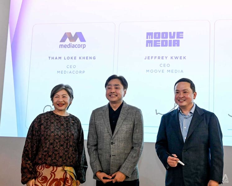 Mediacorp, Moove Media and SBS Transit sign agreement to display content at MRT stations, bus interchanges
