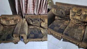 Man Tries To Sell “Classic” Used Sofa For S$87 — “Was Murder Committed On It?” Netizen Asks