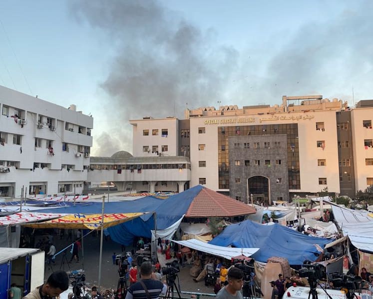 Israeli strikes hit near several hospitals as the military pushes deeper into Gaza City