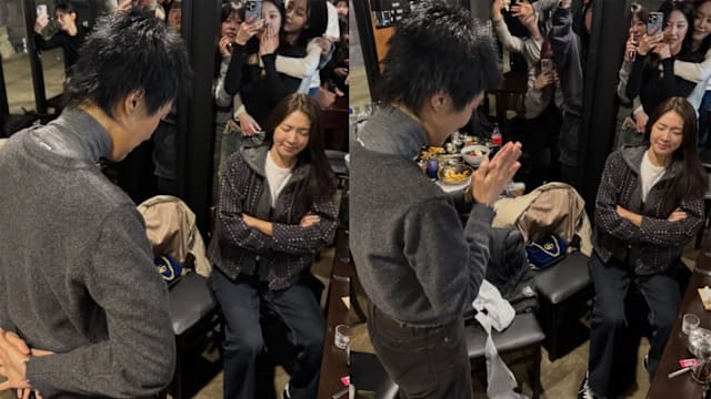 “Single's Inferno 5”节目里失言，洪真庆聚会低头向崔美娜秀道歉