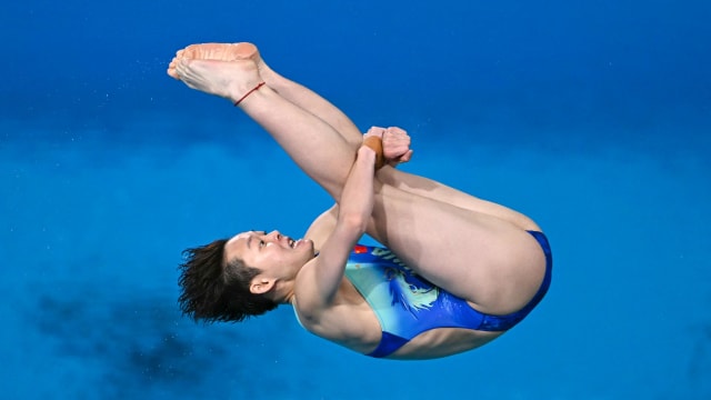 陈艺文昌雅妮双双挺进女子3米跳板决赛