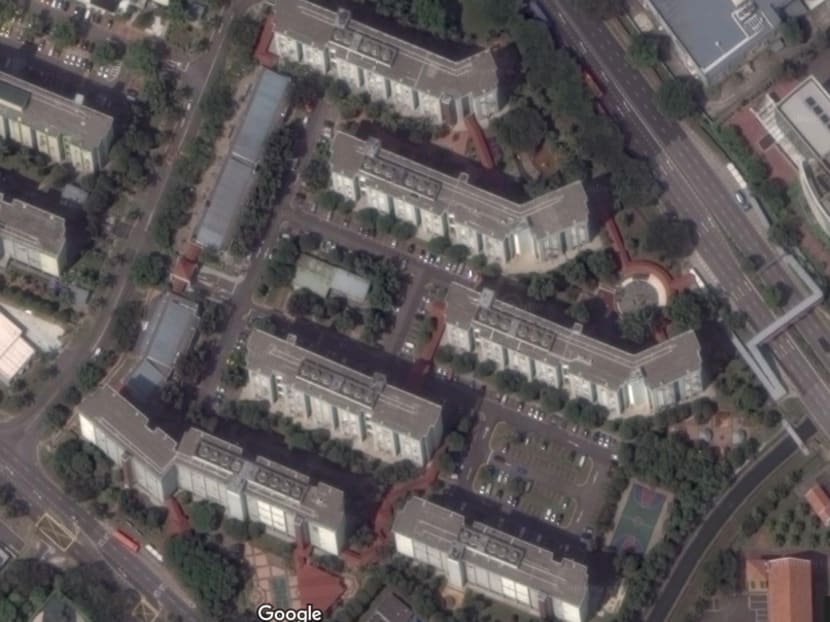 Blocks 513 to 520 on West Coast Road, comprising 994 flat units, have been identified for the latest Selective En bloc Redevelopment Scheme. Photo: Google Earth