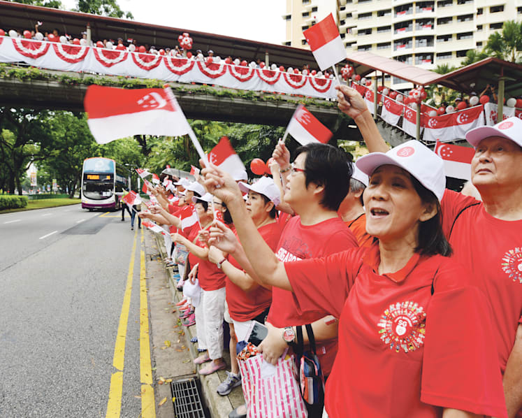 Singaporeans take a trip back in time