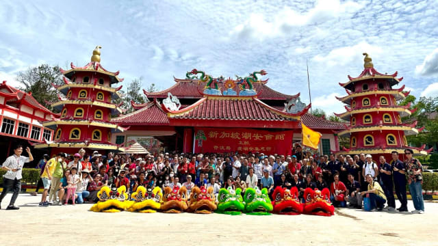 潮安会馆老中青三代500人同游峇淡  凝聚共识思考会馆未来