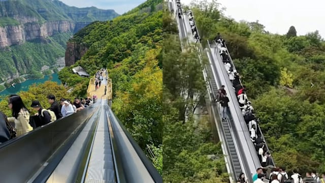 河南景区建近30部电扶梯 遭质疑过度开发