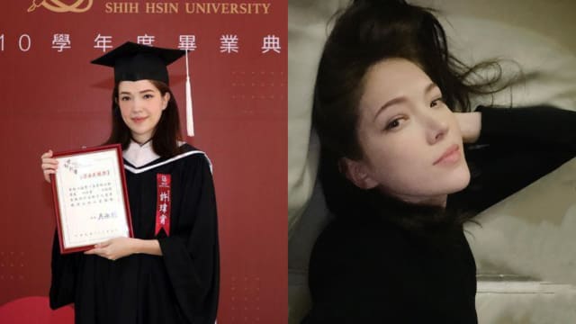 出席硕士班毕业礼　 许玮甯获颁“杰出表现奖”