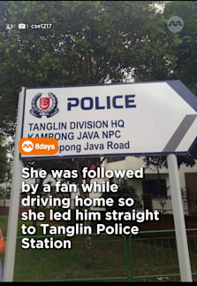 That was a smart move 👮🏻‍♀️🚔 #8dayssg #8dayssglocalent #police #driving #fan 