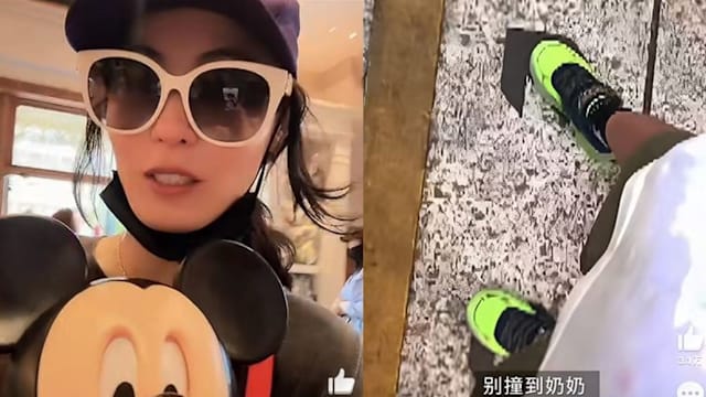 张柏芝带8岁儿子搭地铁出游，中英语双声切换互动成亮点