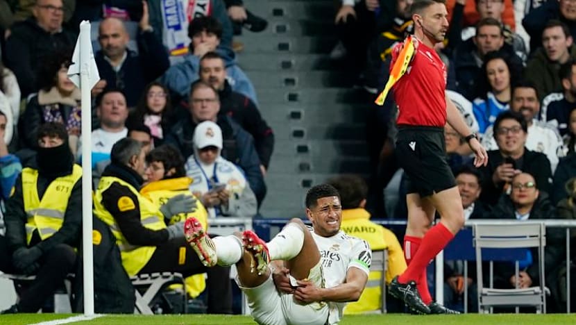 Real Madrid's Bellingham out for a month with hamstring injury