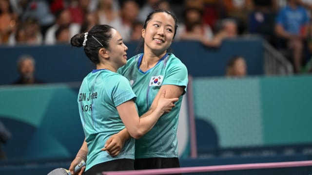 韩国乒乓队阔别16年后 再获奥运女团铜牌