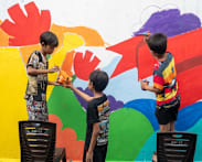 From dark alleyways to street galleries: How Indonesian youths are making their community safer