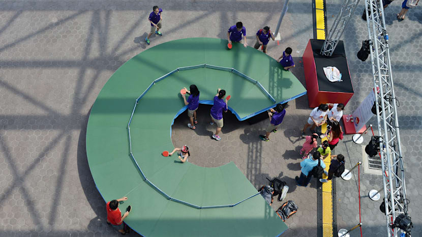 Quirky ping pong table at SEA Games carnival resembles work by Singaporean artist