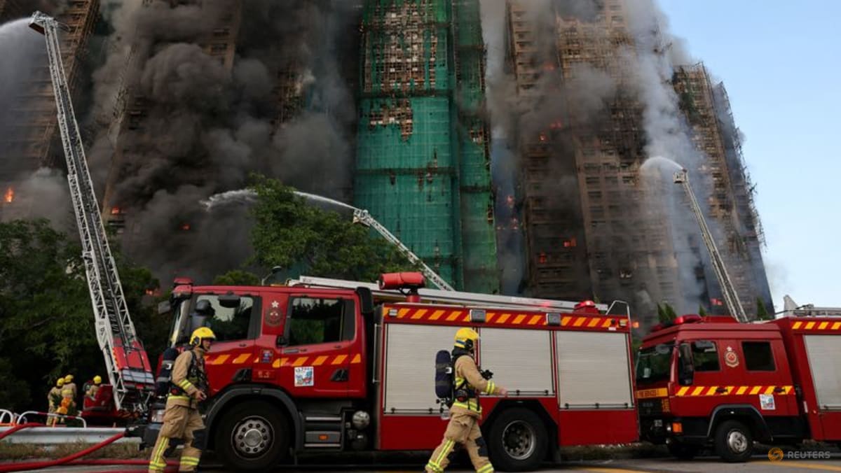 Live: Hong Kong high-rise fire continues as death toll rises to 44