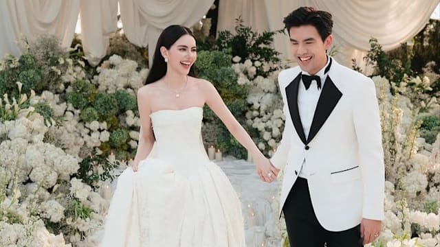 泰国女神Mai甜嫁7年男友Ter，山林婚礼低调不失奢华！