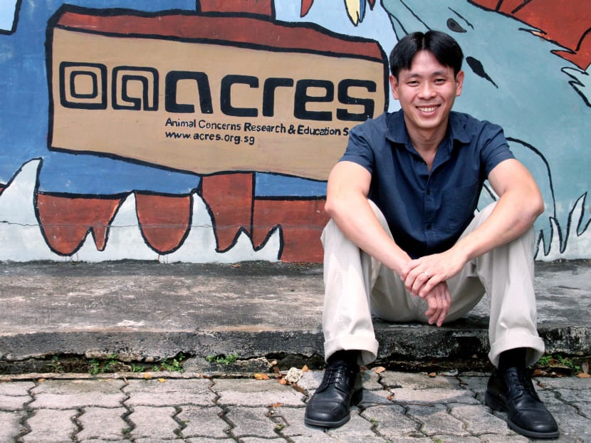 Louis Ng of ACRES is going to join the PAP. Photo: Geneieve Teo