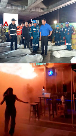 Investigations, victim identification under way after Bangkok bar fire kills at least 27