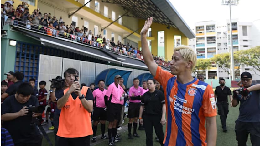 ‘Menjadi pemain adalah minat saya’: Keisuke Honda sasar rangkul kejuaraan SPL bersama FC Jurong