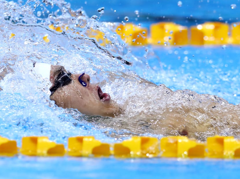Singapore's Quah Zheng Wen in action during the 2019 Sea Games.