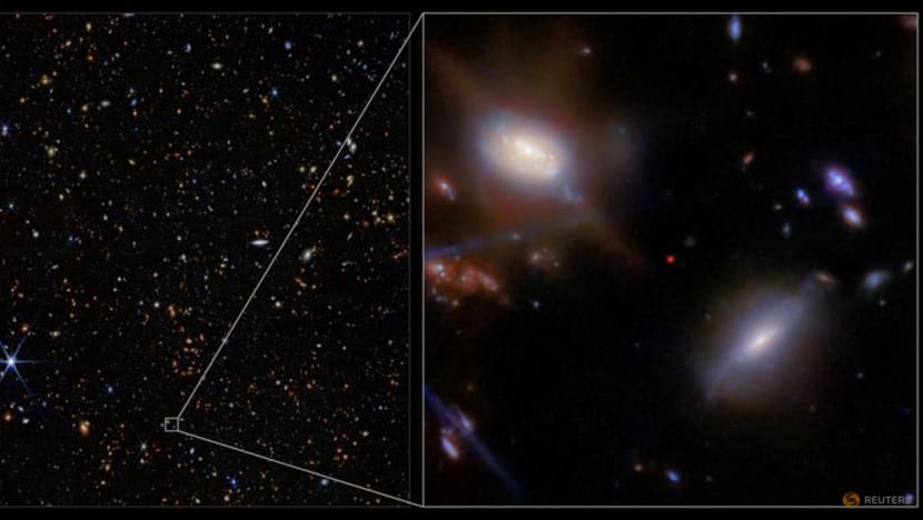 Webb telescope spots galaxy at pivotal moment in the early universe Webb telescope spots galaxy at pivotal moment in the early universe