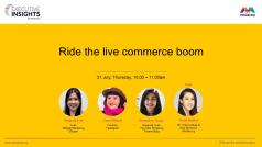 Ride the live commerce boom