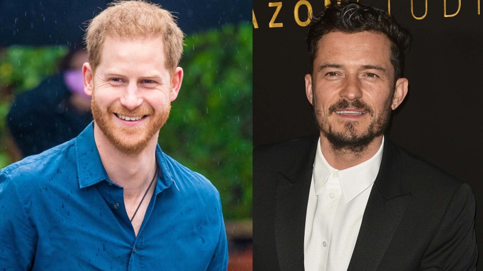 Neighbours Prince Harry And Orlando Bloom Watch Over Each Other For