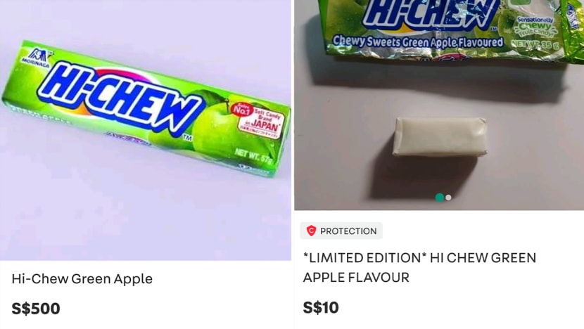#trending: Hi-Chew green apple candy selling for S$500 on Carousell following news of discontinuation