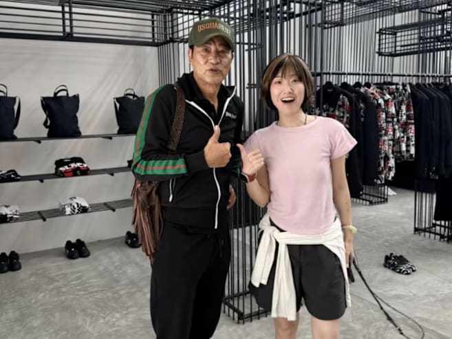 Hong Kong actor Simon Yam spotted at Dempsey Hill in Singapore