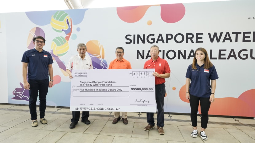 Family of water polo stars donates S$500,000 to help sport