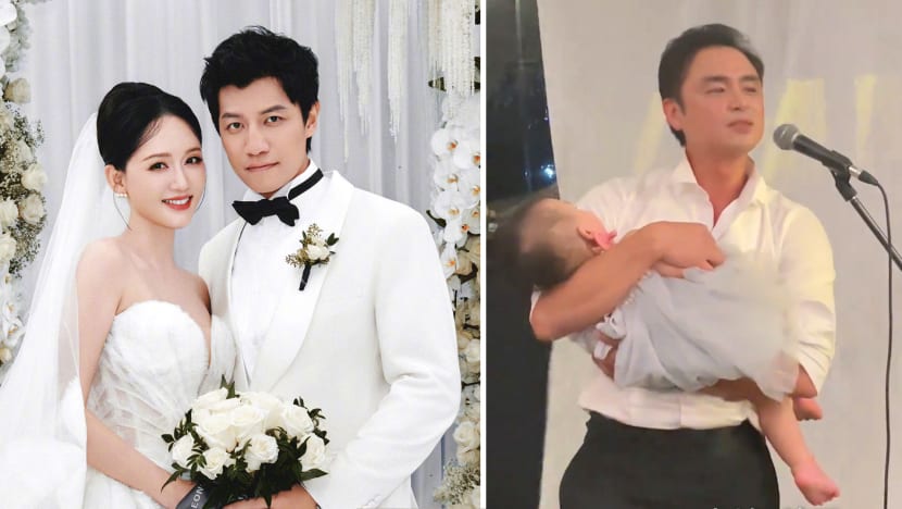Ming Dao Cradles Sleeping Daughter To Serenade Joe Chen & Her M’sian Artist Husband At Their Langkawi Wedding Ming Dao Cradles Sleeping Daughter To Serenade Joe Chen & Her M’sian Artist Husband At Their Langkawi Wedding