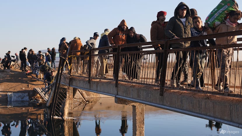 Syrians flee Kurdish-controlled area near Aleppo