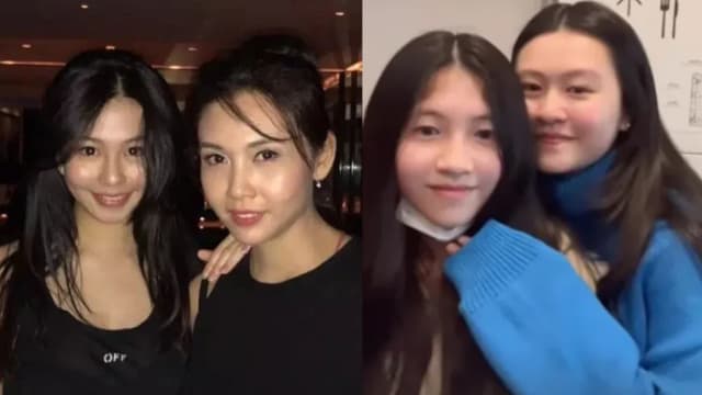 邱淑贞3千金都露脸！妹妹颜值不输“最美星二代”姐姐沈月