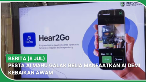 BERITA (8 Jul) | Pesta AI mahu galak belia manfaatkan AI demi kebaikan awam