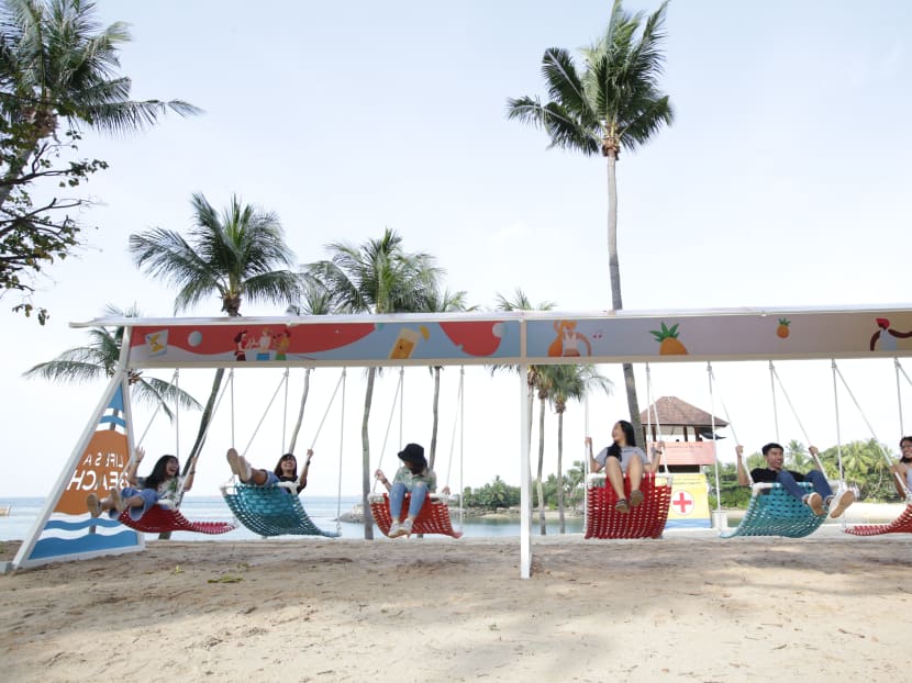 Singaporeans are being urged to make time for themselves and loved ones in a campaign by the Sentosa Development Corporation called "Make Time". Singaporeans are being urged to make time for themselves and loved ones in a campaign by the Sentosa Development Corporation called "Make Time".