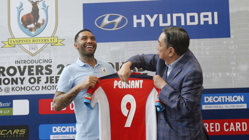 Pennant to wear No 9 shirt for Tampines Rovers