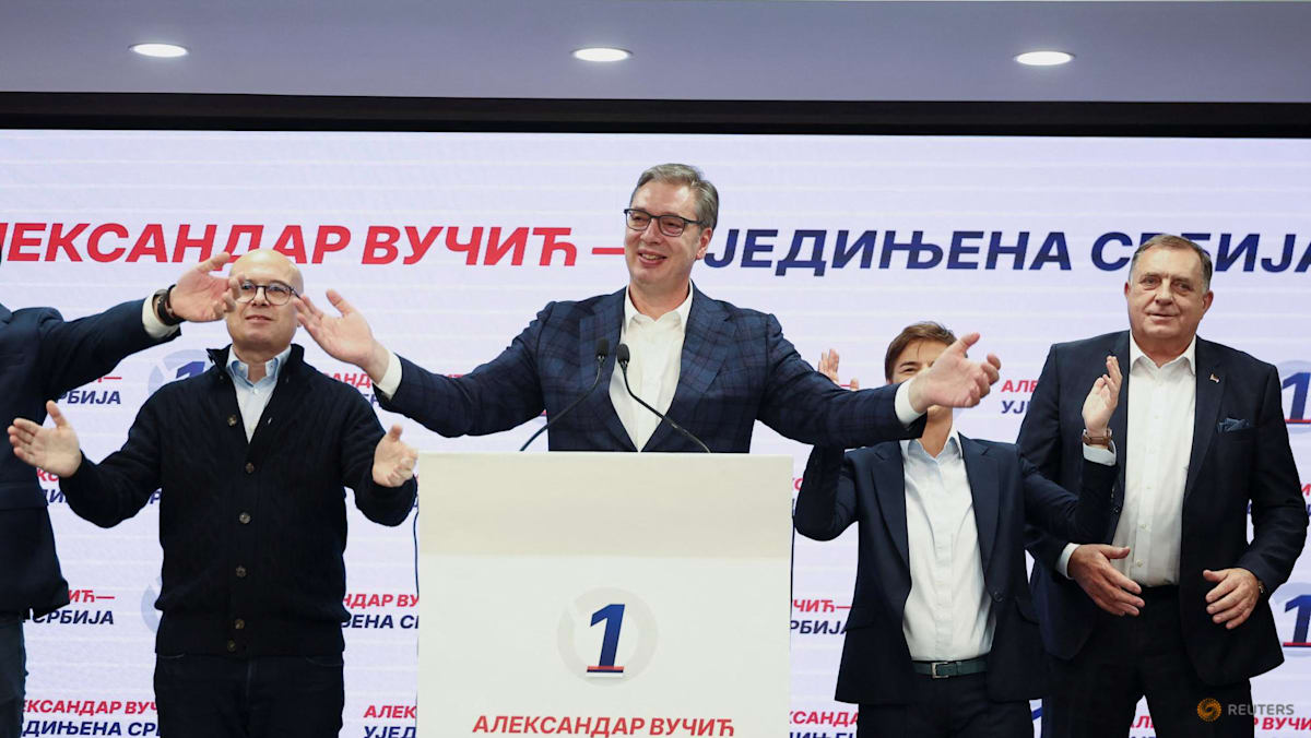 Serbia's Vucic concedes defeat in historic election win for student protest movement