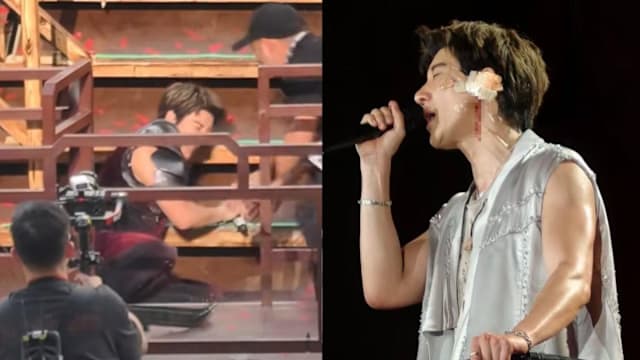 王力宏开唱重摔喷血，送医缝39针！工作室曝事故原因