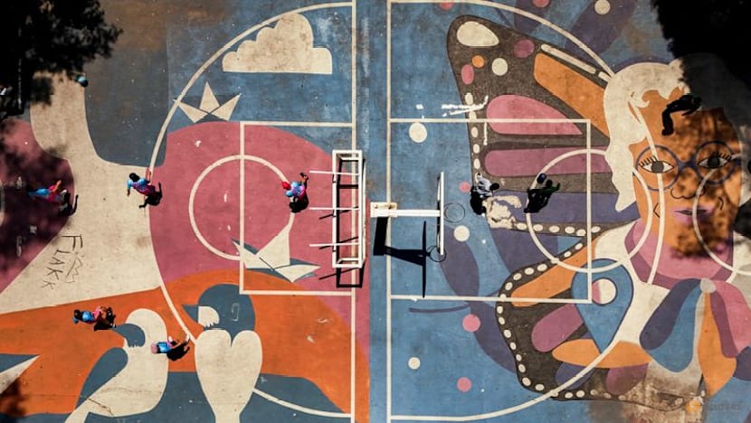 In Mexico, soccer is played wherever space permits