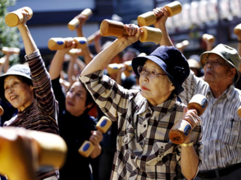Japan is at the forefront of a rich-world trend in which fewer workers support more seniors. Photo: Reuters