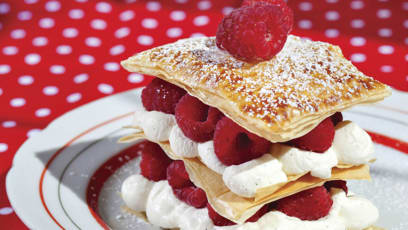 How To Pretend You Made This Raspberry Mille-Feuille From Scratch
