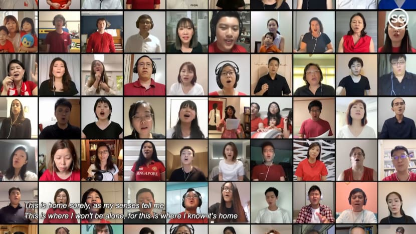 Unity in crisis: Over 900 S'poreans form ‘virtual choir’ to sing Dick Lee’s National Day theme song Home