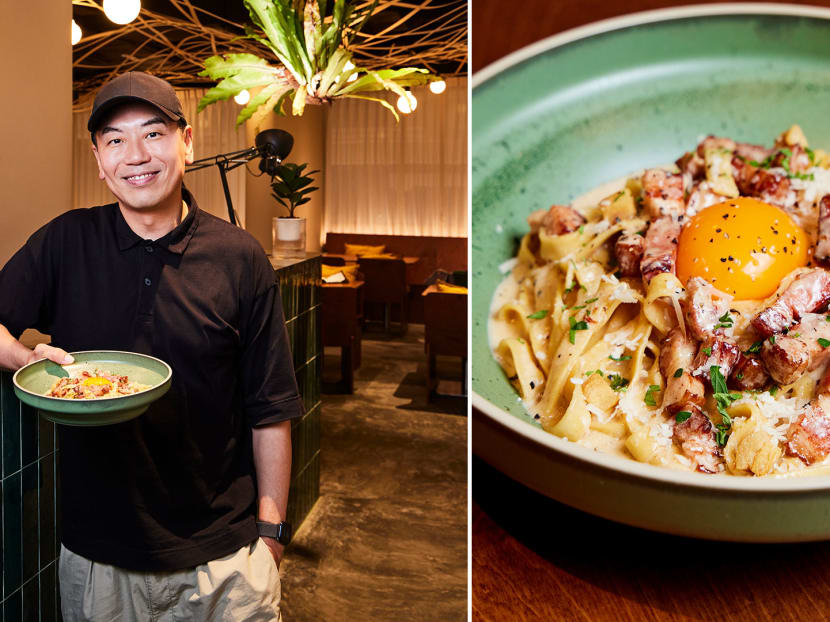 Carbonara with fried pork lard? Mod-Sin chef Willin Low opens new handmade pasta bar Pastaro