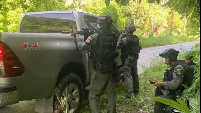 泰国发生路边炸弹袭击 六名边境巡警受伤