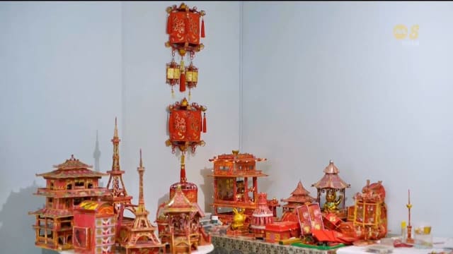 红包封套变精美摆设 手工爱好者为新年增添气氛