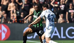 Milan held to 2-2 home draw by Sassuolo after late Lauriente equaliser