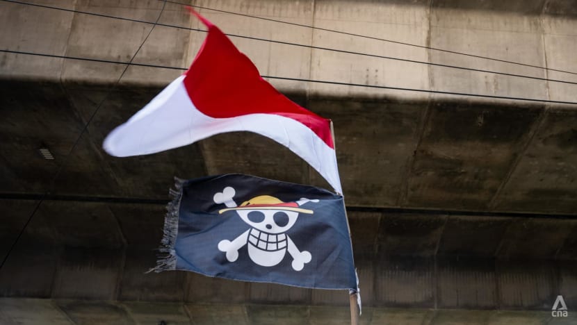 Pirate flag goes viral as Indonesians’ symbol of political protest, despite government’s threat of crackdown