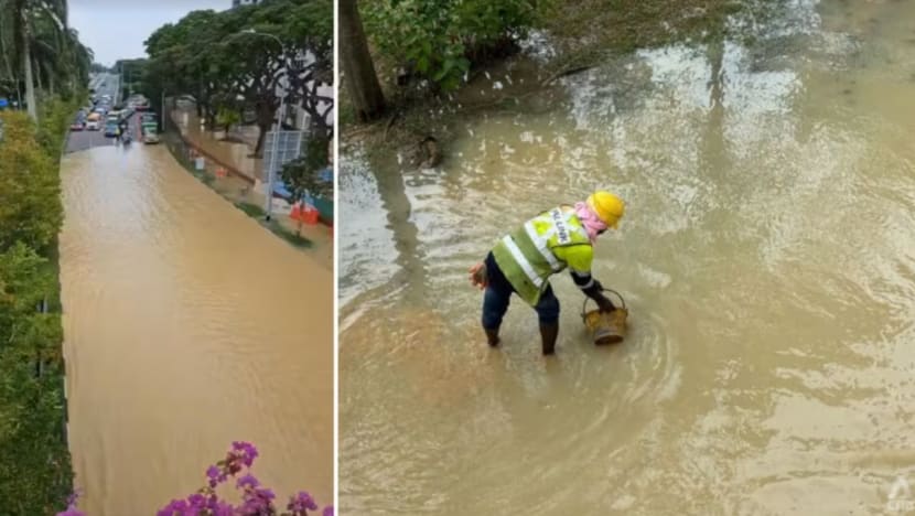 Banjir di Marine Parade: Syarikat binaan didenda rosakkan paip air Banjir di Marine Parade: Syarikat binaan didenda rosakkan paip air